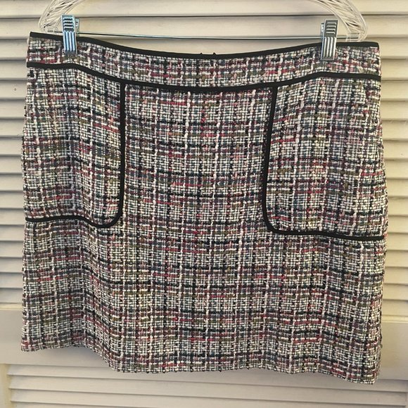 Multi Colored A Line Short Skirt - Picture 1 of 3